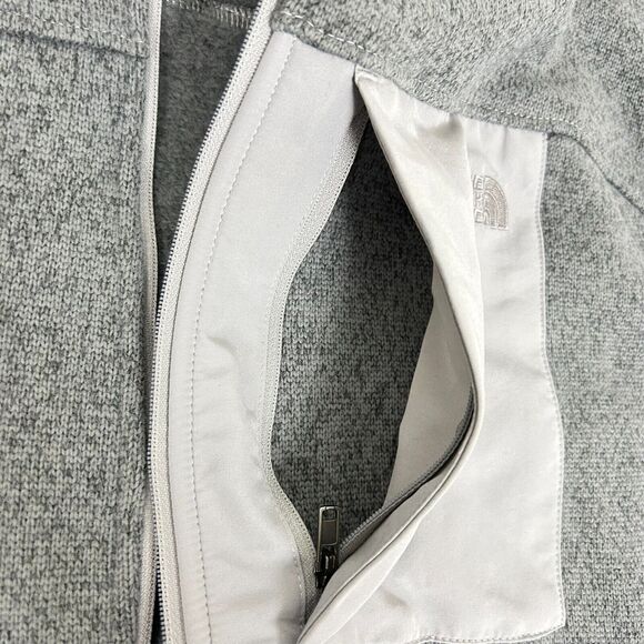 NWT Men's North Face Medium 3X Grey Heather Big Front Range Fleece Jacket F36 - Picture 6 of 9